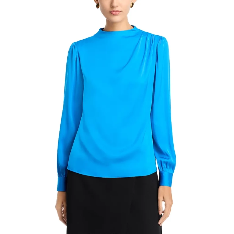 Elie Tahari The Tien Silk Blouse