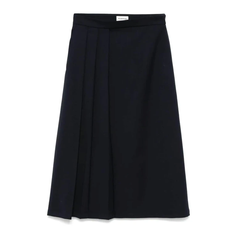 P. A.R. O.S. H. Jupe Midi - Bleu