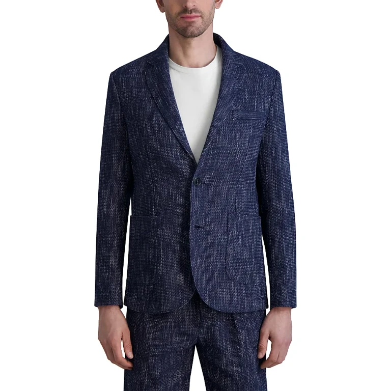 Karl Lagerfeld Paris White Label Lightweight Cotton Blazer
