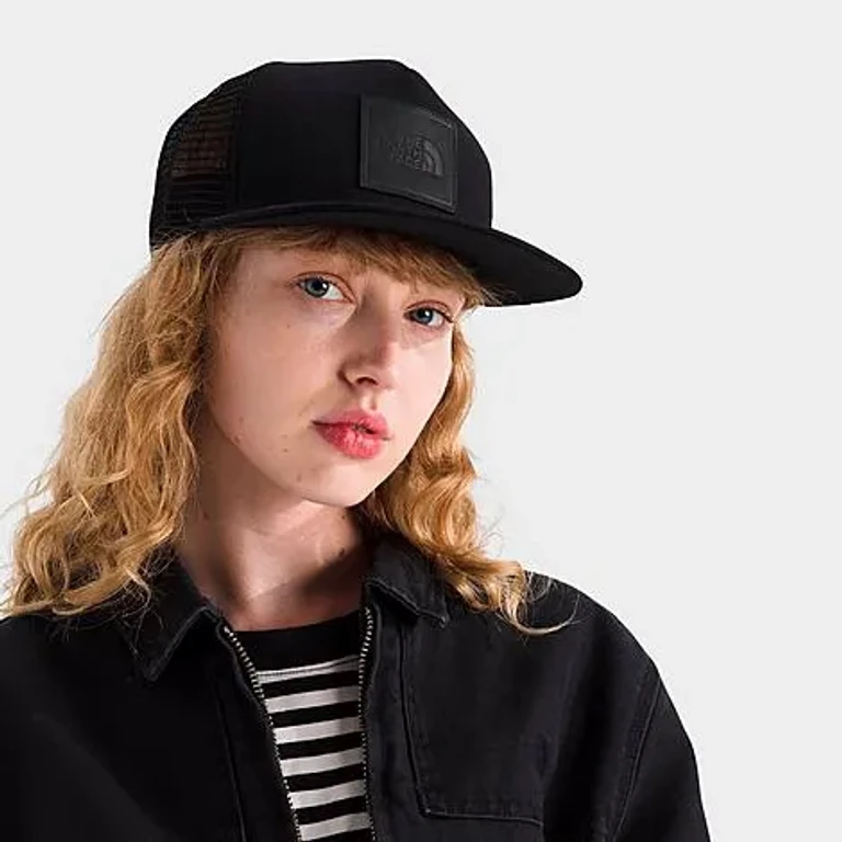 The North Face Half Dome Trucker Hat in TNF Black