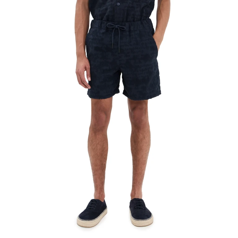 OAS Night Lagoon Terry Shorts 6 Blue XS