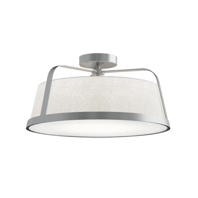 Satin Nickel Ceiling Mount from the Lizzette Collection