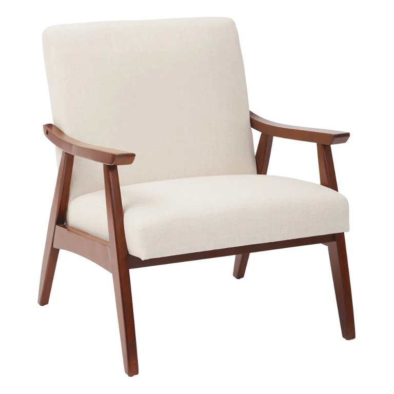 Weldon Ivory Linen Accent Chair