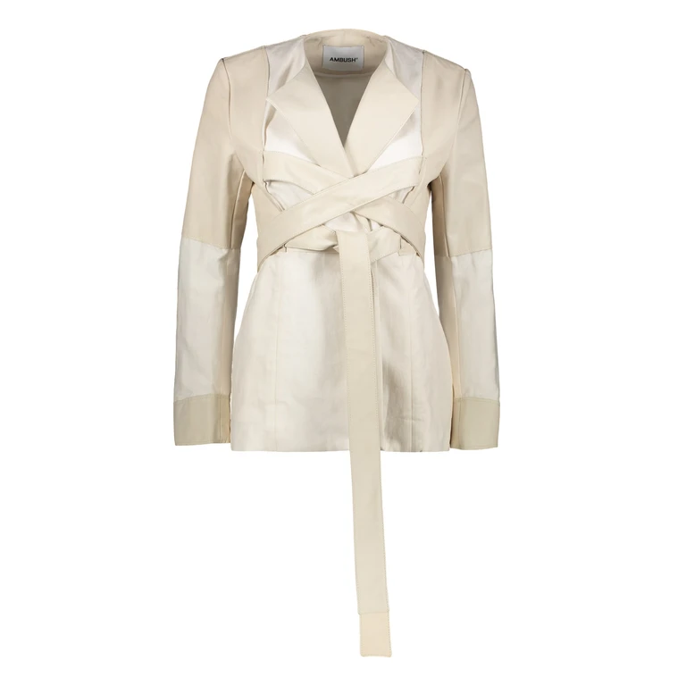 AMBUSH Cotton And Linen Blazer