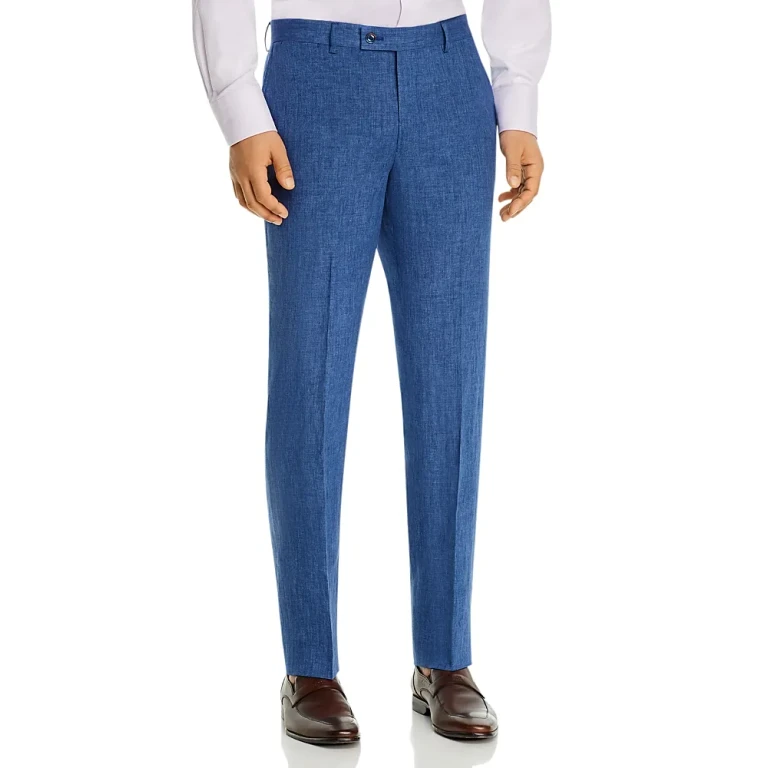Robert Graham Delave Linen Slim Fit Suit Pants