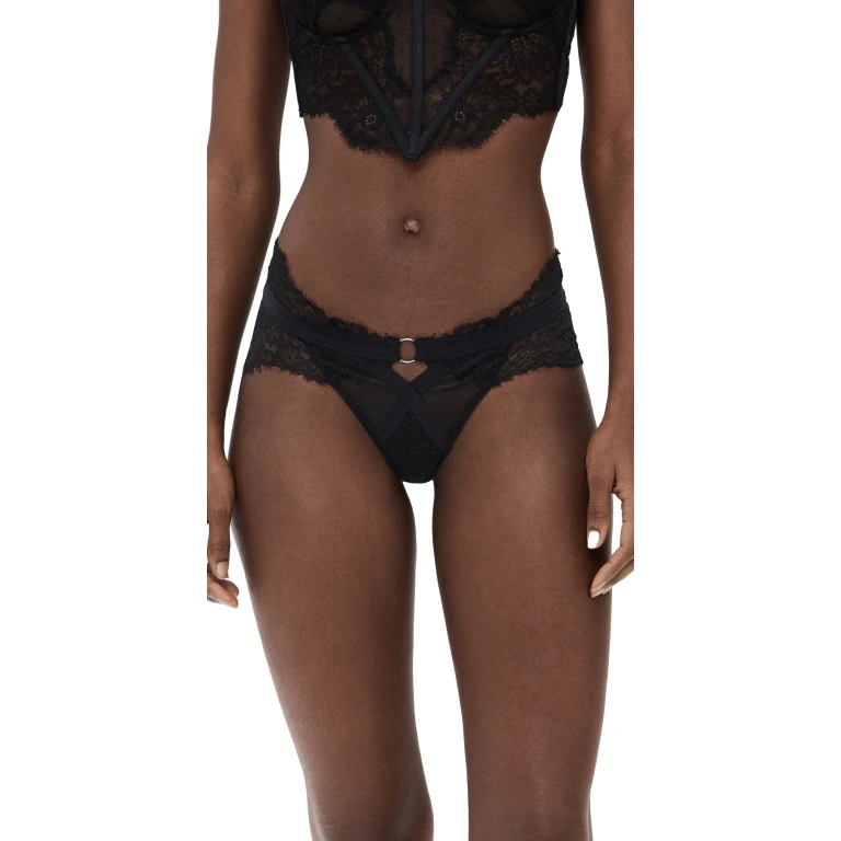 Thistle and Spire Minna Thong Black M