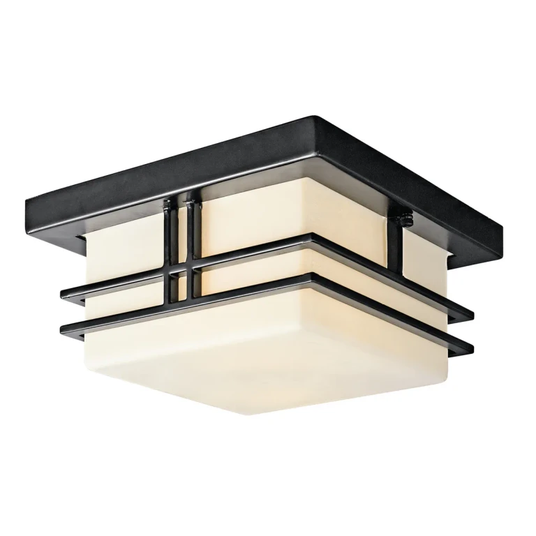 Tremillo 2-Light Outdoor Flush & Semi-Flush Mount - Black