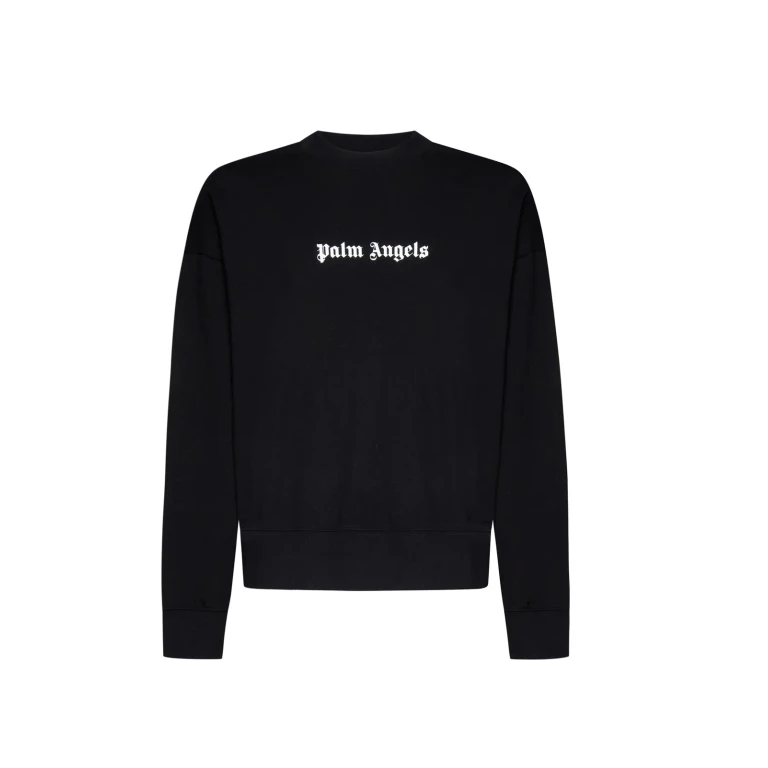 PALM ANGELS Neck logo Sweatshirt Male S