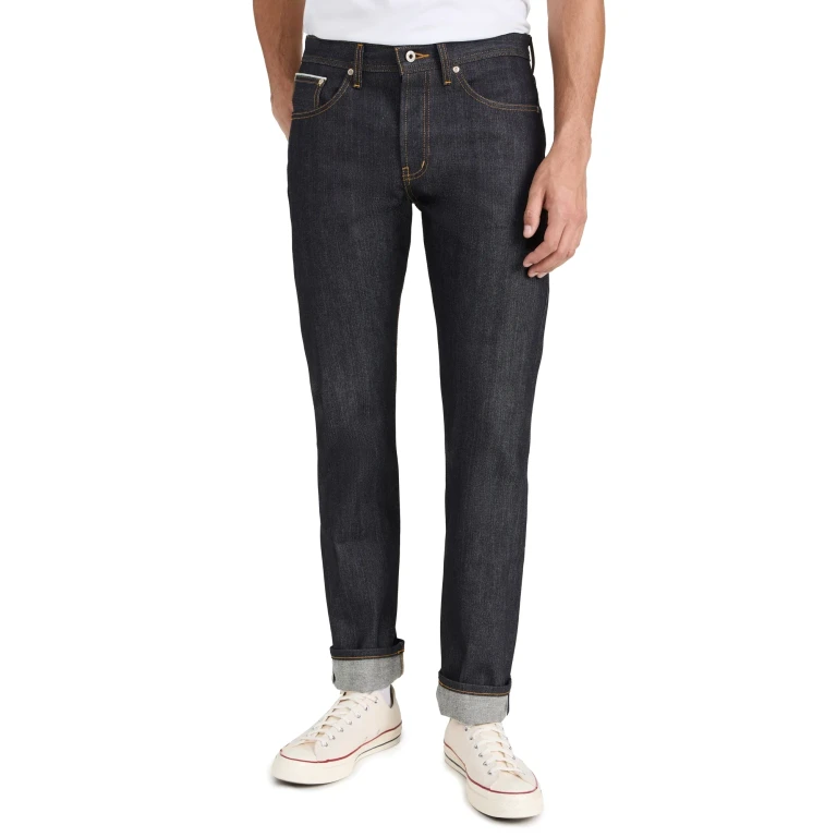 Naked & Famous Denim Weird Guy Left Hand Twill Selvedge Jeans Indigo 33