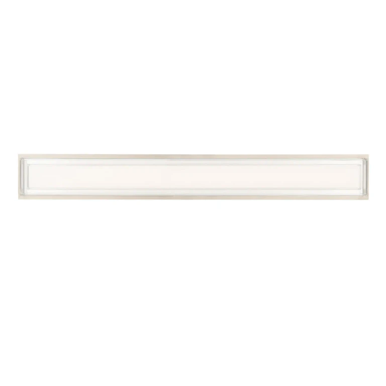 Brushed Nickel LED Bathroom Vanity Light from the Ice Bar Collection