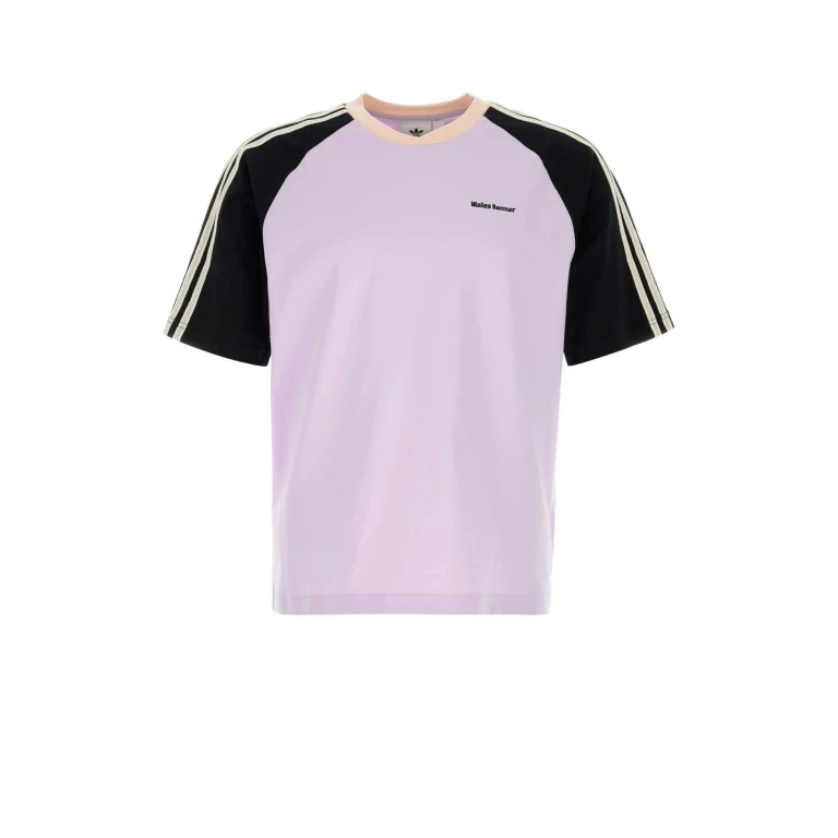 Lilac Cotton Adidas X Wales Bonner T-Shirt Purpletntblack Exterior - Men