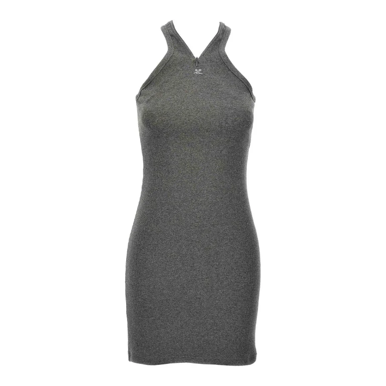 Courreges Robe Courte - Bleu Foncé