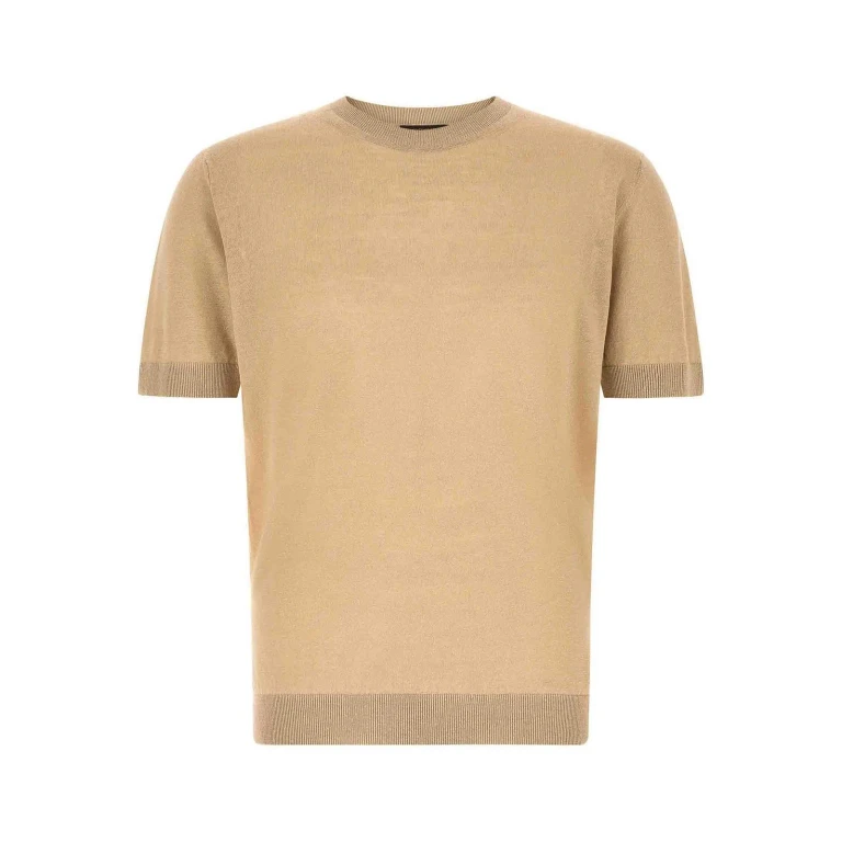 Zanone Pull Col Rond - Beige