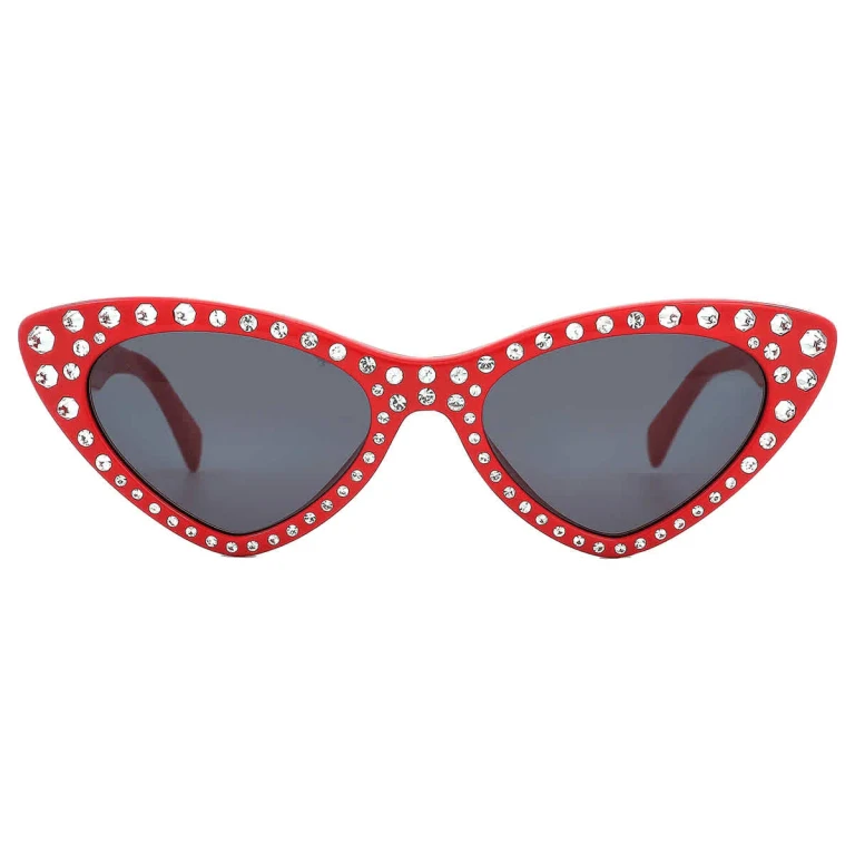Moschino Grey Cat Eye Ladies Sunglasses MOS006/S/STR 0C9A/IR 52