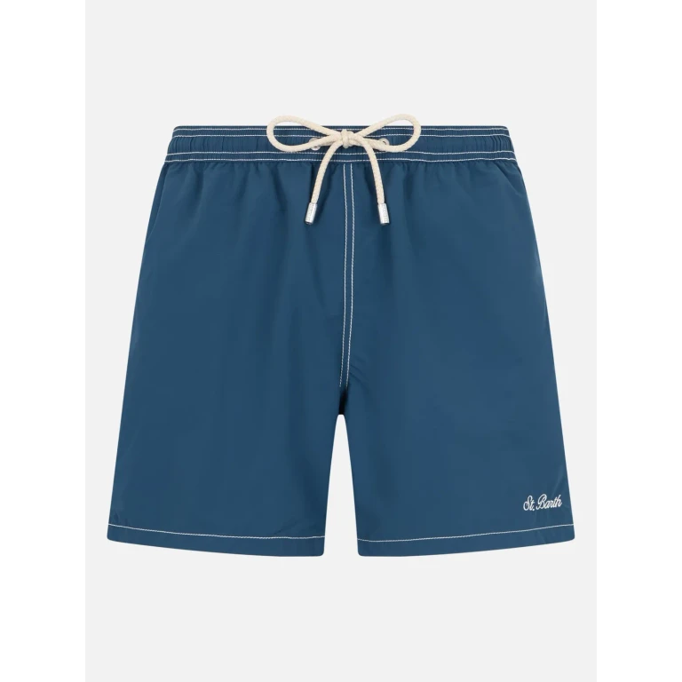 MC2 Saint Barth Navy Blue Classic Light Swim Shorts Patmos