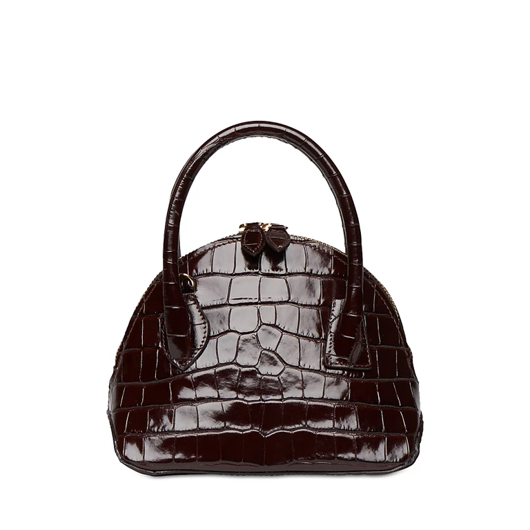 Liffner Mini Croc Embossed Dome Bag