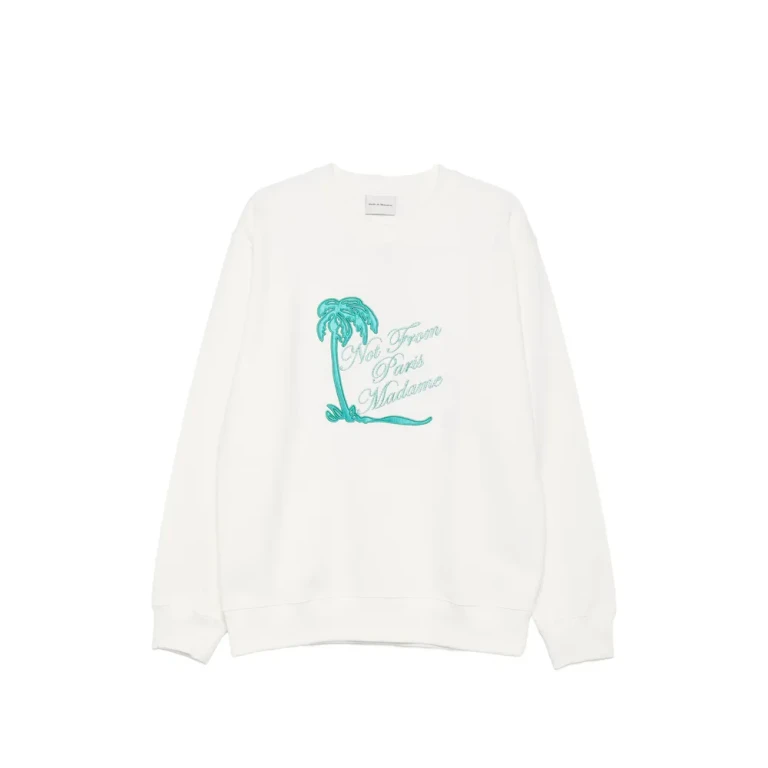 Drole De Monsieur Slogan Palmiers Sweatshirt
