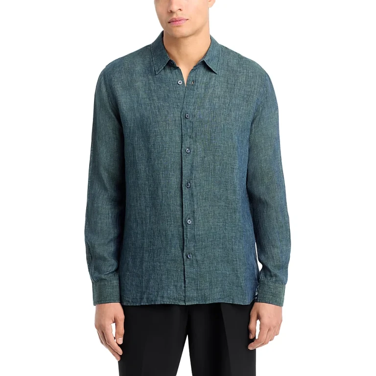 Orlebar Brown Justin Lilo Stitched Regular Fit Button Down Shirt