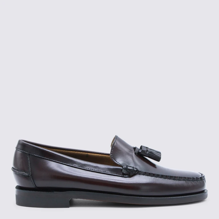 Sebago Flat shoes Brown Burgundy _cover Le Sole - Men