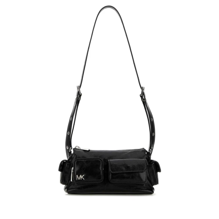 Michael Kors Black Leather Dakota Crossbody Bag