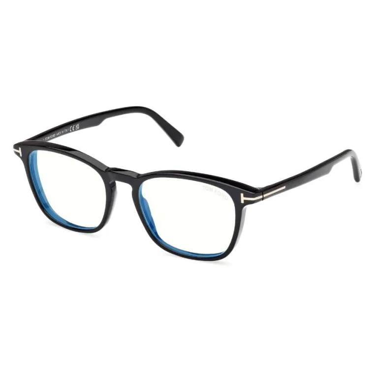 Tom Ford Blue Light Block Square Mens Eyeglasses FT5960-B 001 52