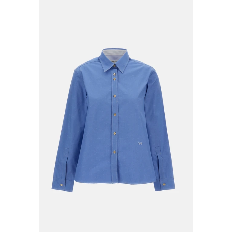 Wales Bonner Shirts Clear Blue - Women