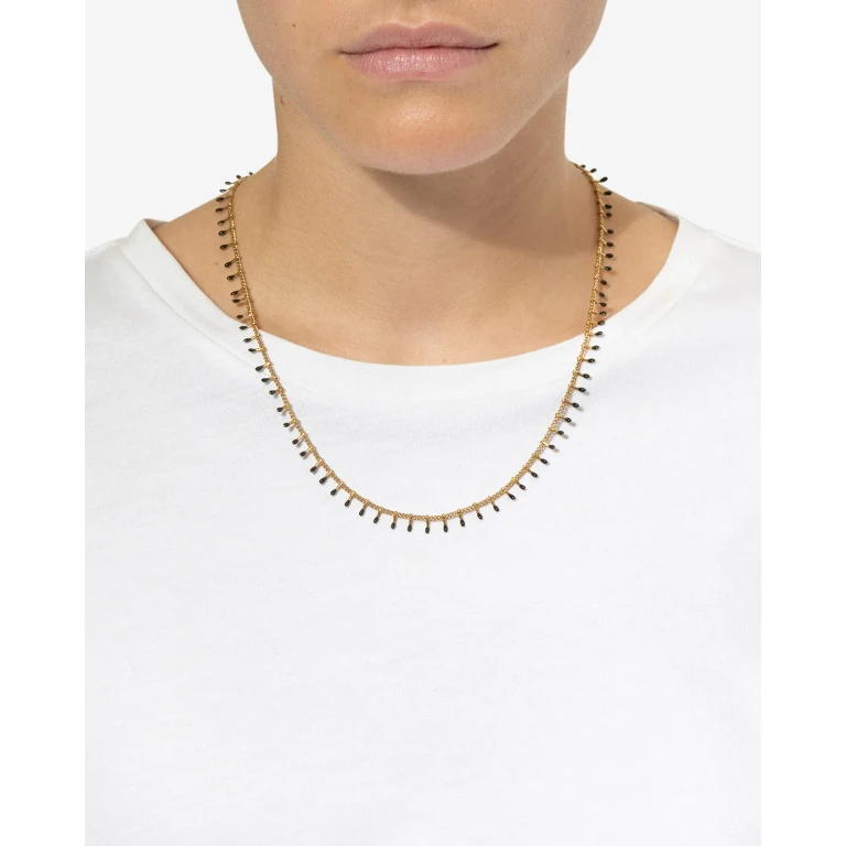 Collier Casablanca - Femme - Noir - Isabel Marant