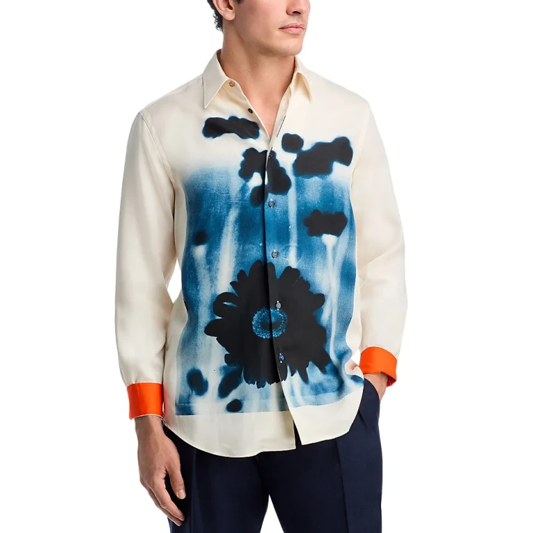 Paul Smith Printed Tailored Fit Button Shirt