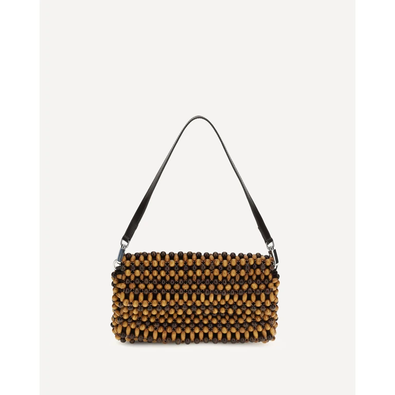 Sac à bandoulière convertible STAUD Timmy en perles de bois multicolores