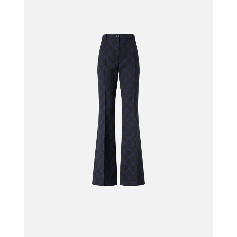 Pinko - Pantalone con motivo geometrico e floreale