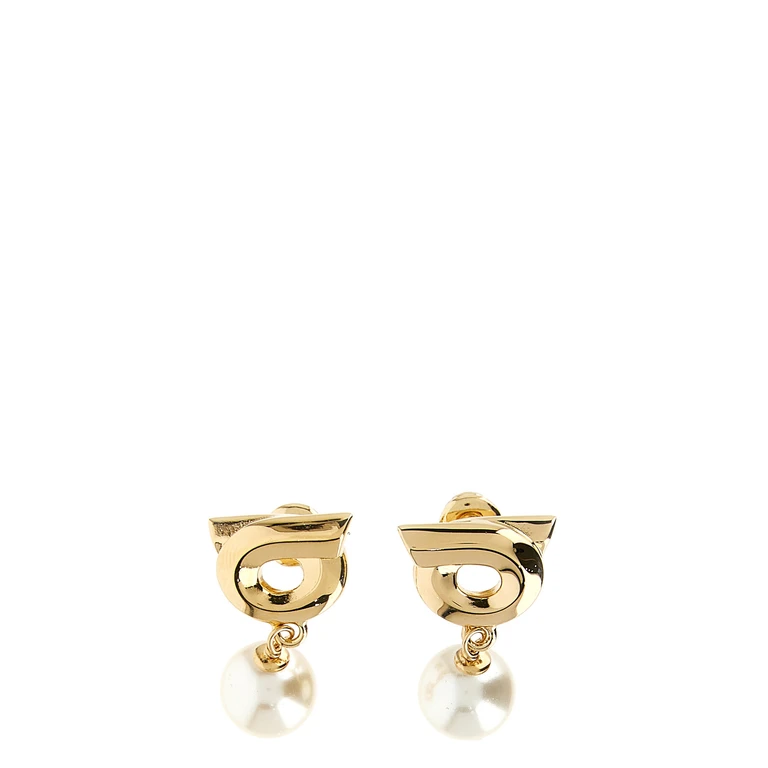 Ferragamo Newgan earrings Gold Brass Jewelry - Women