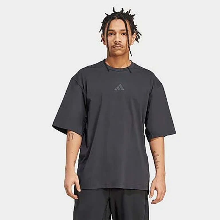 adidas Men's Primelift Workout Oversized T-Shirt in Black Size: Small