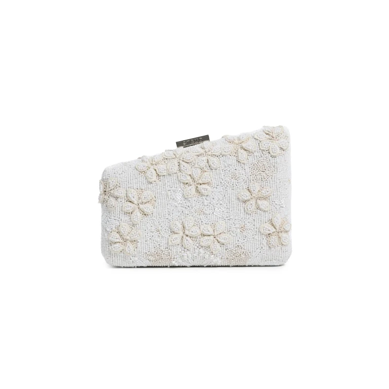 STAUD Carmella Beaded Clutch Garden Party One Size