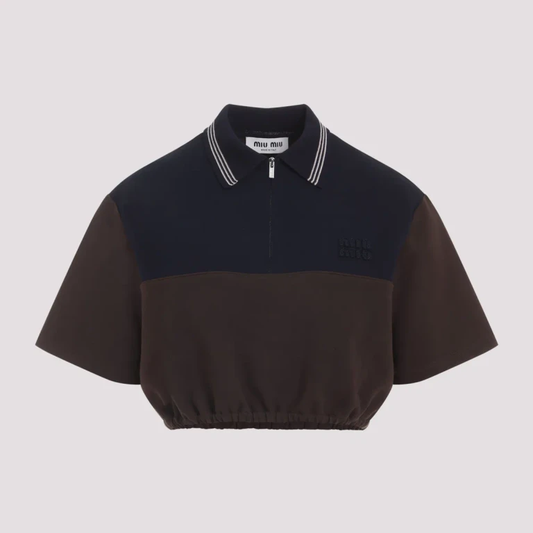 Top in viscosa Miu Miu