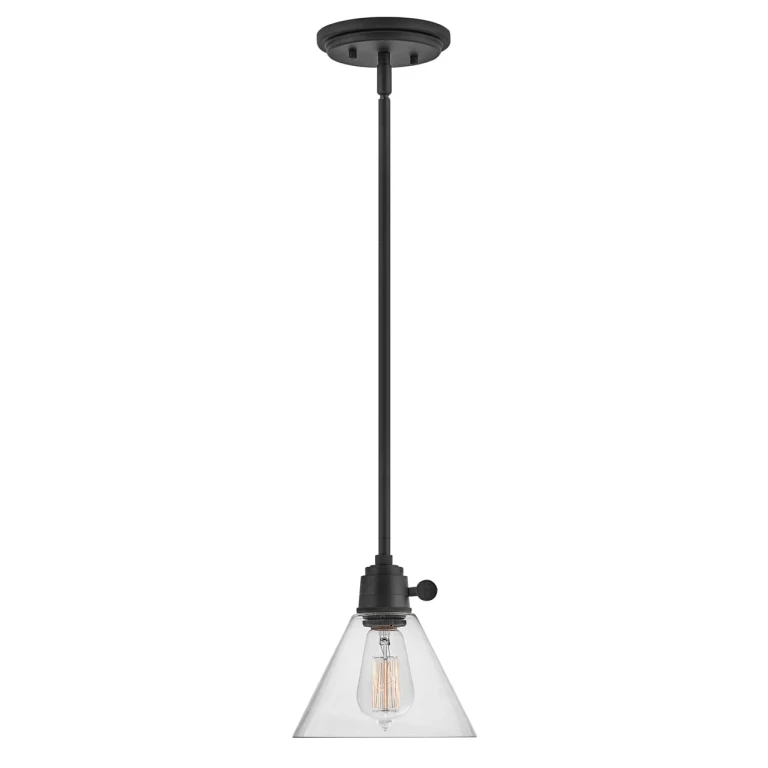 Black LED Pendant from the Arti Collection