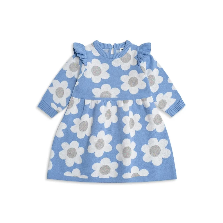 Huxbaby Girls' Daisy Knit Dress - Baby