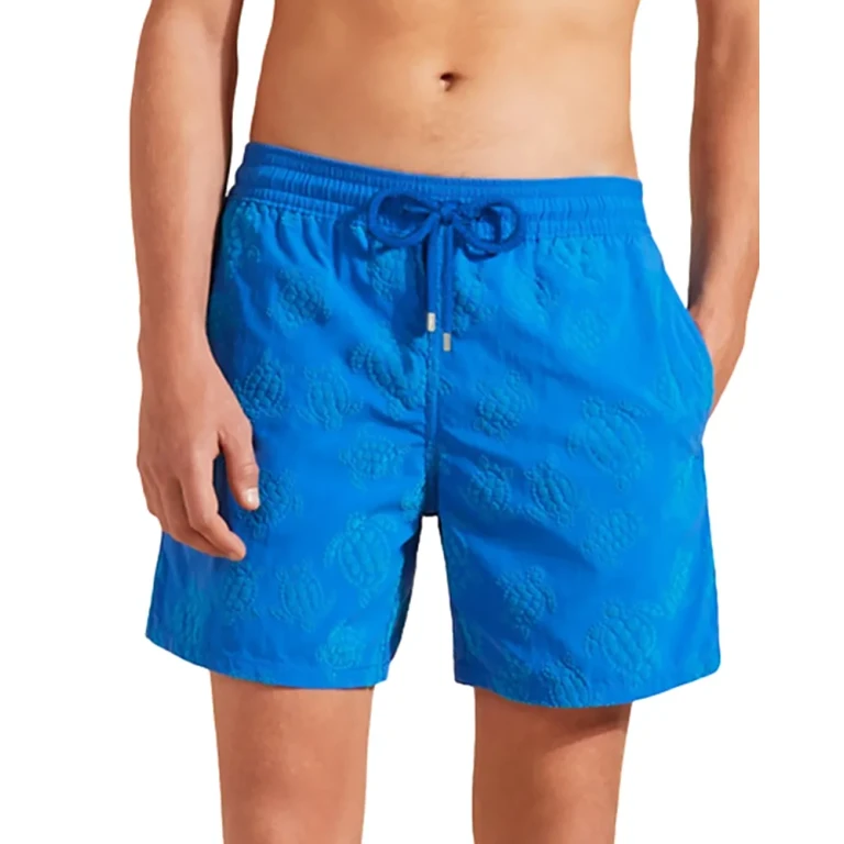 Vilebrequin Moorea Flock Vendome Turtles Print 5 Swim Trunks