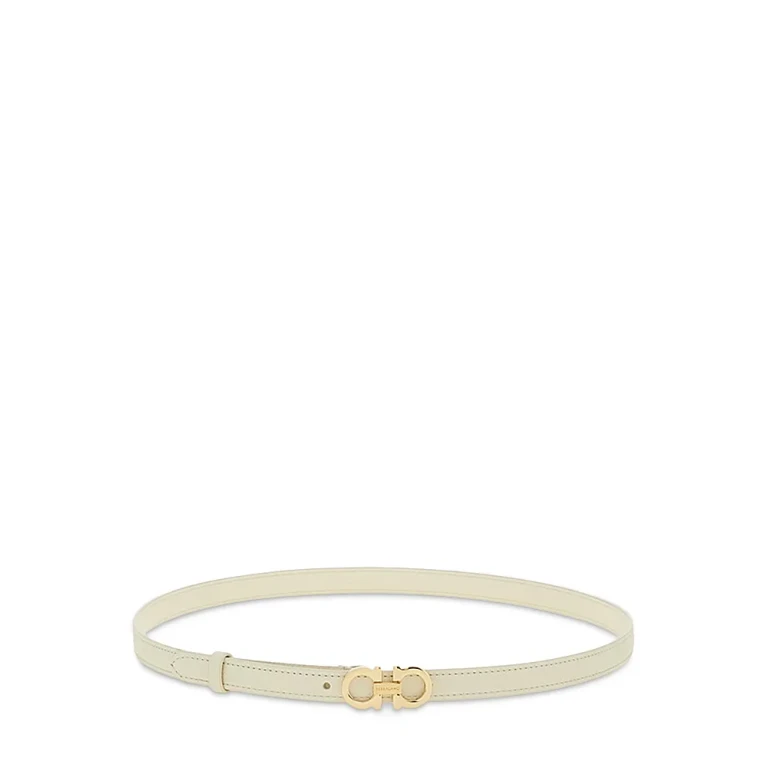 Ferragamo Gancini Fixed Leather Belt