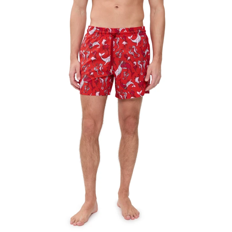 Vilebrequin Moorise Swim Trunks Coquelicot M