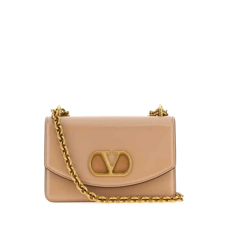 Valentino Garavani Skin Pink Leather Small Vain Shoulder Bag