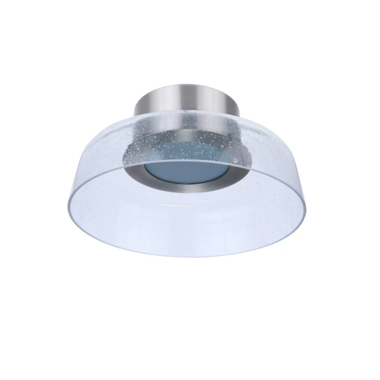 Brushed Polished Nickel LED Flushmount from the Centric Collection