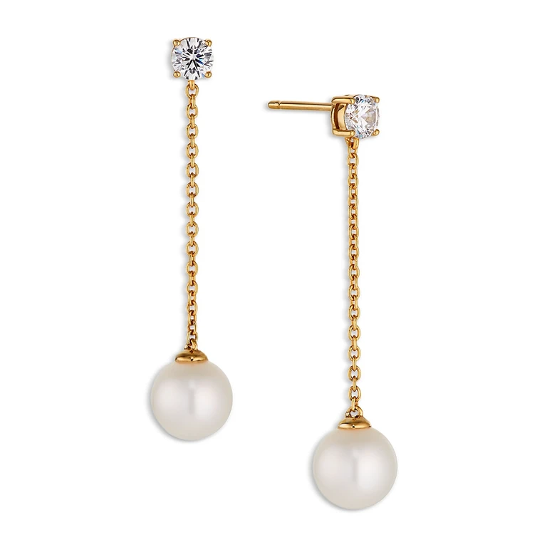 Nadri Cultured Freshwater Pearl Drop Earrings