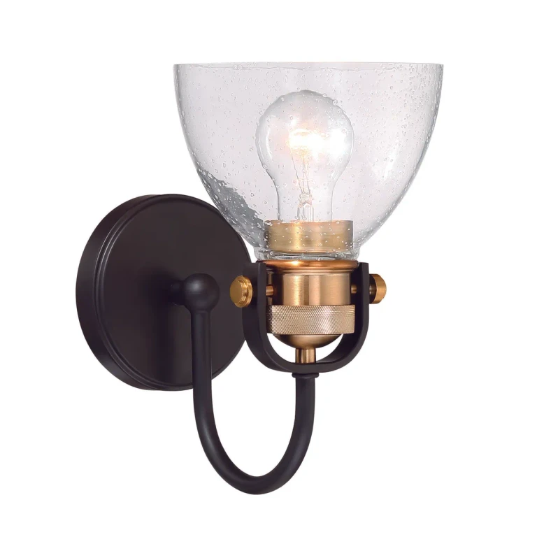 Monico 11" Bathroom Vanity Light in Painted Bronze with Natural Brush