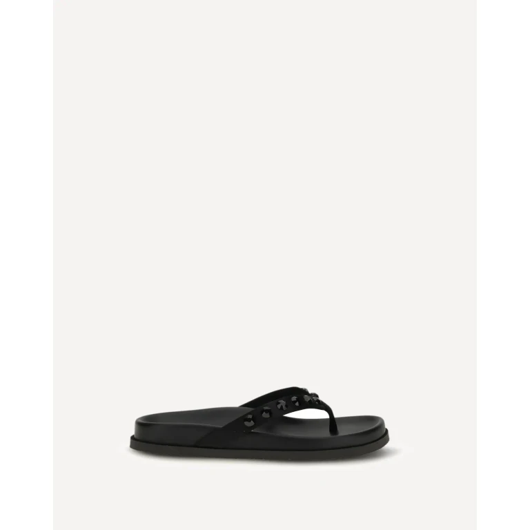 PEDRO GARCÍA Thong Sandal with small studs Female 40