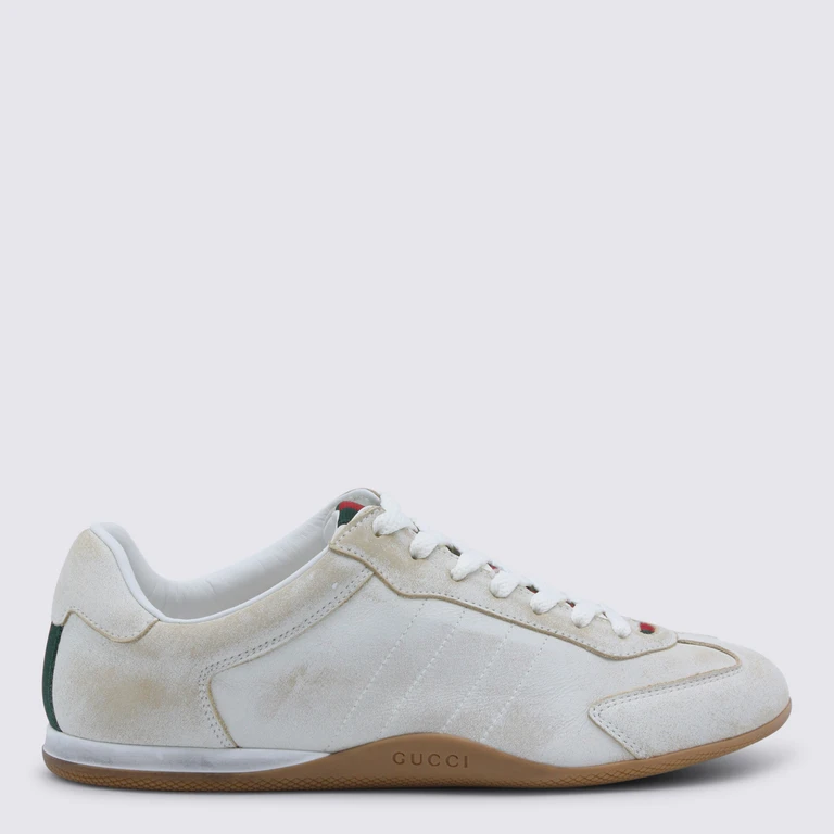 Gucci Sneakers White Calf Skin - Women