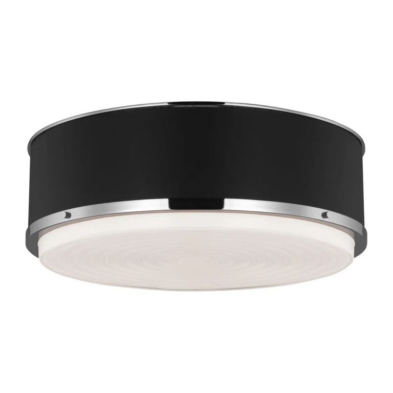 Polished Nickel Flush Mount from the Marlowe Collection