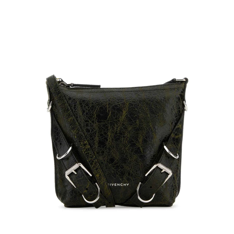 Givenchy Two-tone Leather Voyou Crossbody Bag