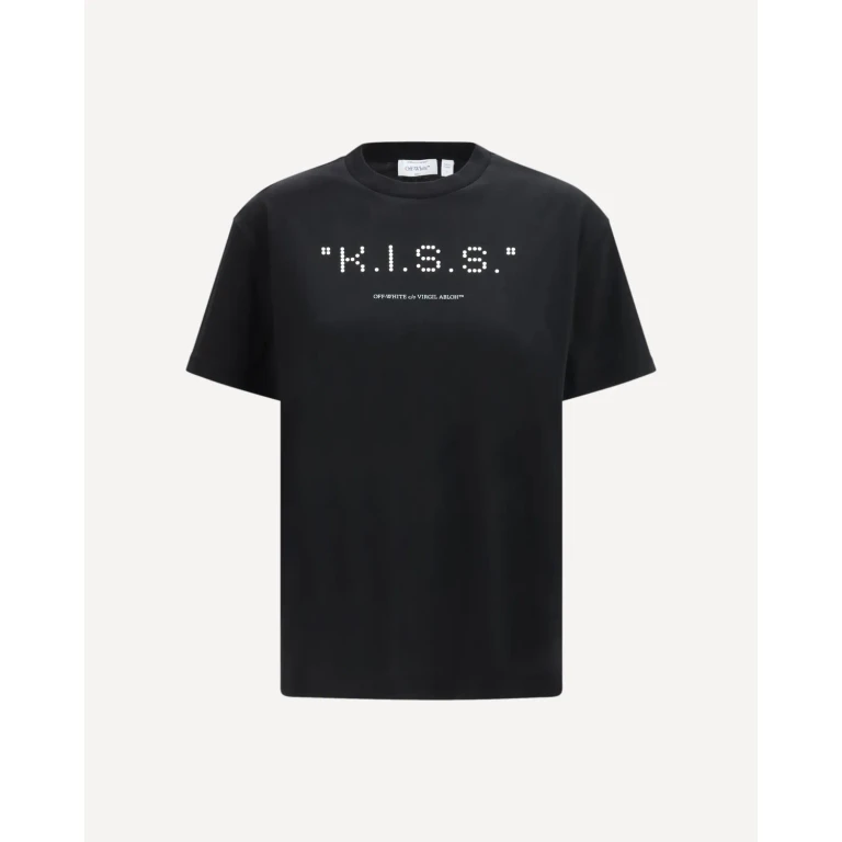 OFF-WHITE Kiss Quote T-shirt Female L