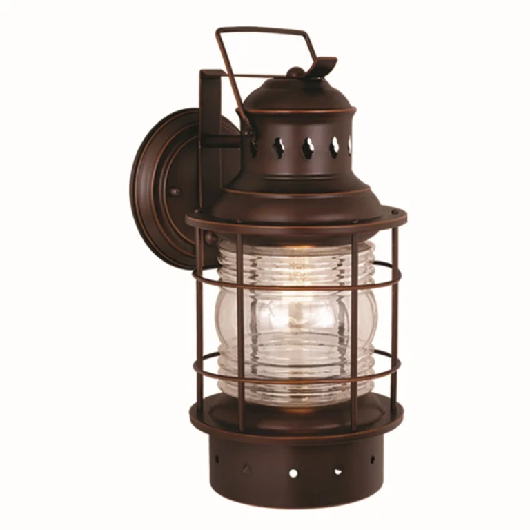 Burnished Bronze One Light Outdoor Wall Mount from the Hyannis Collection