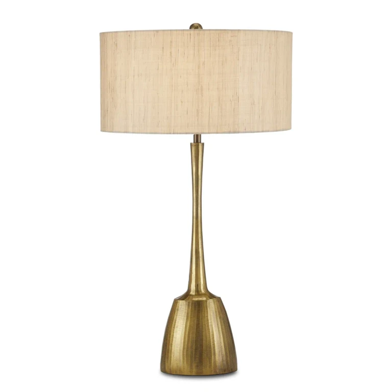 Antique Brass Table Lamp from the Cheenee Collection